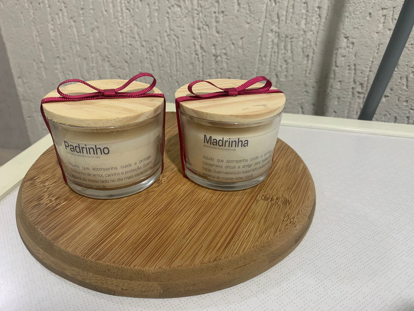 Vela 90g personalizada