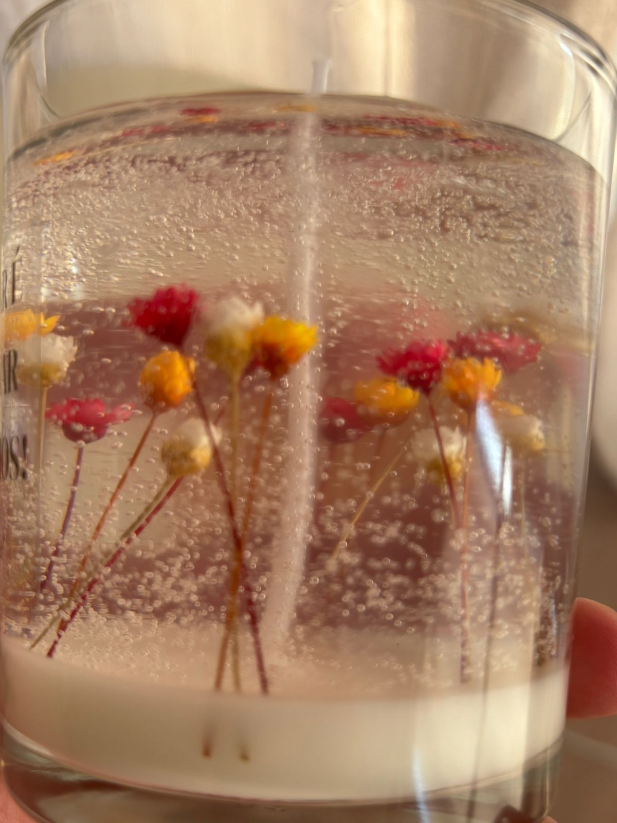 Vela Aromática Gel - Floral