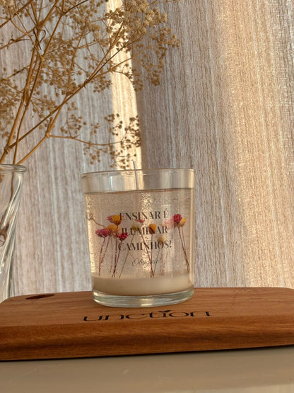 Vela Aromática Gel - Floral